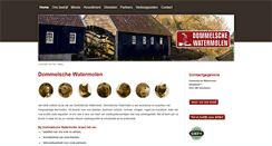 Desktop Screenshot of dommelschewatermolen.nl